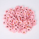 30Pcs 3cm Multicolor Daisy Flower Heads Mini Silk Artificial Flowers for Wedding Home Decoration Christmas Wreath Scrapbooking