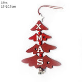 Christmas Gift Wooden Christmas Decoration for Home Christmas Tree Pendant Christmas Wood Ornaments Navidad New Year 2020