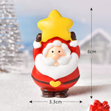 Christmas Gift Cartoon Mini Santa Claus Snowman Cake Decorations Merry Christmas Decor For Home Happy New Year 2022 Naviidad Cupcake Decor Gift