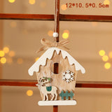 Christmas Gift Wooden Christmas Door Hanging Oranments Wall Xmas Dec Merry Christmas Decor For Home 2021 Happy New Year Naviidad Door Pendants