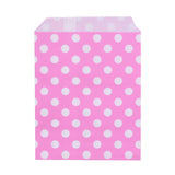 50pcs/lot Cookies Candy Bags Rose Gold Party Favor Gift Bags Chevron Polka Dots Twill Stripe Pattern Paper Pouch Baking Supplies