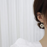 Asymmetry Love Letter Earring for Women Fantasy Colorful Stud Earring  Wedding Jewelry