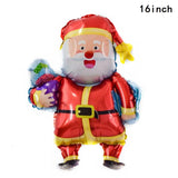 Christmas Gift Special-shaped Christmas Elderly Assemble Elk Snowman Aluminum Foil Balloons Merry Christmas Decor For Home 2021 Kids Noel Gifts