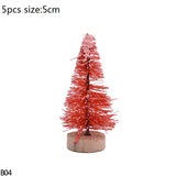 Christmas Gift Fake Pine Tree Mini Artificial Christmas Tree Mini Sisal Tree Miniature Tree Christmas Party Photo Prop For Christmas Ornament