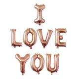 Cifeeo  Rose Gold BRIDE TO BE Letter Foil Balloons Wedding Decorations Baby Shower Valentine's Day Bride Helium Balloon Decor Supplies