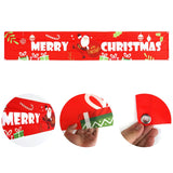 Merry Christmas Porch Sign Decorative Door Banner Outdoor Christmas Decorations for Home Ornaments Xmas Navidad 2021 New Year