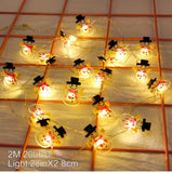 FRIGG LED String Fairy Lights Xmas Snowflakes Snowman 2022 Christmas Ornament Decorations For Home Noel Navidad New Year 2023