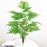 Christmas Gift 75cm 24 Heads Large Artificial Monstera Tropical Plants Fake Palm Tree Leaves Plastic Jungle Foliage for Home Garden Decoration