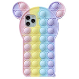 Agrotera Soft Silicone Case Cover for iPhone 7 8 Plus X XS XR 11 SE 2020 12 13 Mini Pro Max Pop it Christmas Gift Santa Claus