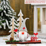 Christmas Wooden Ornament Merry Christmas Decoration For Home Cristmas Tree Decoration 2021 Xmas Navidad Gifts New Year 2022