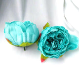 10pcs High Simulation Core Peony Flower Head Silk Flower DIY Wedding Flower Wall Background Decoration Silk Rose