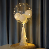 DIY LED Balloon Stand with Tassel Birthday Party Decorations Wedding Balloons Baby Shower Decorations Baloon Led Bobo Balloons