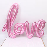 1PC 108cm Rose Gold LOVE Letter Foil Balloon Wedding Valentine's Day Birthday Party Decoration Champagne Love Letter Air Globos