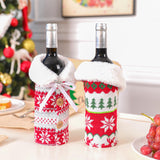 Christmas Wine Bottle Cover Merry Christmas Decorations For Home  Christmas Ornament New Year  Xmas Navidad Gifts