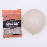 Cifeeo 5/10/12/18inch Sand White Balloons Beige Lemon Yellow Chrome Gold Latex Balloon Kids Globos for Baby Shower Birthday Party Decor