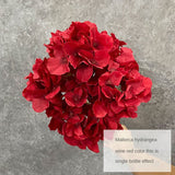 Artificial Hydrangea Flowers Wedding Home Autumn Decoration High Quality Big Bouquet Luxury Fake Flower Arrangement  Home Decore