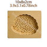 Cookie Cutter Mold Wooden 3D Embossing Baking Tool Rose Flower Patten Cake Decorating Gingerbread Press Provance Biscuit Mold
