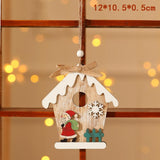 Christmas Gift Wooden Christmas Door Hanging Oranments Wall Xmas Dec Merry Christmas Decor For Home 2021 Happy New Year Naviidad Door Pendants