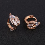 Fashion Design Small Huggie  Hoop Earrings for Womens Paved Zirconia Crystal Stone Earing Jewelry pendientes mujer moda