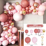 Rose Gold Balloon Arch Garland Kit Wedding Birthday Baloon Birthday Party Decor Kids Baby Shower Latex Confetti Ballon
