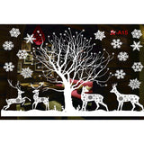 Christmas Gift Merry Christmas Window Stickers Christmas Decorations for Home Xmas Wall Stickers Decals Decor Navidad  New Year Stickers