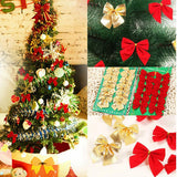 merry christmas decorations for home bow christmas tree decoration bows christmas ball navidad noel tree topper pendant ornament
