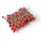 Christmas Gift 100Pcs Artificial Red Holly Berry New Year Christmas Decor Christmas Decorations for Home Navidad Christmas Decorations Kerst