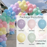 1Set White Gold Balloon Garland Arch Kit Wedding Latex Balloon Kid's Adult Birthday Party Decoration Baby Shower Globos Supplies