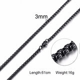 Christmas Gift ROUND CHAIN STAINLESS STEEL CHAIN MENS OR WOMENS CHAIN UNISEX JEWELRY 18 TO 30INCH