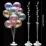 Cifeeo 35/70/130cm Balloon Stand Holder Wedding Decor Balloons Birthday party decorations kids ballon arch baloon stick party supplies