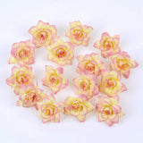 Cifeeo 20 pieces of artificial flower head high quality DIY fake flowers wedding party home living room dining table garden decorations