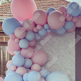 Christmas Gift 102Pcs Macaron Pink Blue Latex Balloons Garland Arch Kit Birthday Fall Decorations Wedding Pastel Engagement Baby Shower Supplie