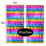 2pcs/lot Square Bachelorette Party Backdrops Birthday Party Decorations Wedding Backdrop Decorations Wall Background Curtain