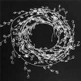 DIY long water drop 15 fork acrylic wire beads beads wedding handmade wedding accessories