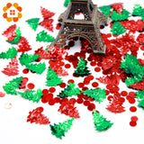 Christmas Gift 15g/Bag Multi Colorful Christmas Series Confetti Sequins Beautiful Table Decor Christmas New Year Party Decoration Supplies