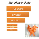 Large Bowknot DIY Handmade Accessories Make Foam Flower Party Wedding Arch Decor Home Background Wall Hanging Decoration