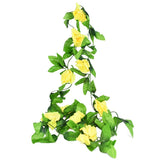 Christmas Gift Artificial Green Eucalyptus Willow Leaves Garland Vine Wedding Greenery Home Birthday Party Table Wall Green Leaves Decoration