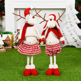 Christmas Gift 2021 Christmas Party Decoration Dolls Christmas Decoration for Tree Santa Claus Snowman Toys Figurines Decorazioni