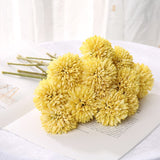 Cifeeo 1/5pcs Dandelion Flower Ball Simulation Bouquets Artificial Flower Wall Fake Flower Home Decoration Wedding Holding Flower