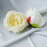 10pcs High Simulation Core Peony Flower Head Silk Flower DIY Wedding Flower Wall Background Decoration Silk Rose