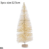 Christmas Gift Fake Pine Tree Mini Artificial Christmas Tree Mini Sisal Tree Miniature Tree Christmas Party Photo Prop For Christmas Ornament