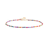 Cifeeo Trendy Bead Strand Beaded Choker Necklace For Women Bohemian Colorful Handmade Short Daisy Pearl Necklace Collar Jewelry