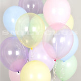 15 Pcs 10inch Blue/pink White Silver Mixed Latex Balloons For Happy Birthday Supplies Baby Shower Decoration Helium Balloon