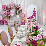 121pcs Macaron Pink Balloons Set Party Background Decors Garland Arch Kit Birthday Wedding Bachelorette Party Globos Supplies
