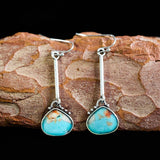 Cifeeo  Indian Tribal Personality Dangle Drop Earrings Resin Stone Boho Ethnic Vintage Hanging  For Women Jewelry