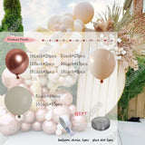 Christmas Gift 96pcs Balloon Garland Arch Kit Baby Shower Wedding Rose Gold Double Cream Birthday Anniversary Party Decor Supplies