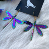 New Large Dragonfly Earrings-Dragonfly Earrings-Dragonfly Jewelry-Dragonfly Jewelry-Dragonfly Jewelry Gift