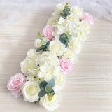 Christmas Gift Artificial Peony Rose Hydrangea Row Wedding Background Fake Flower Wall Decoration DIY Combination Wedding Arch Arrangement