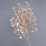 Golden Artificial Plants Maple Leaf Christmas Decor Home Living Room Desk Decoration Party Wedding Holiday  Flower Arrangement