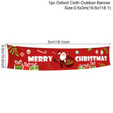 3M Merry Christmas Banner Oxford Cloth Decoration Hanging Banners for Christmas Decoration Navidad New Year Home Decor Supplies